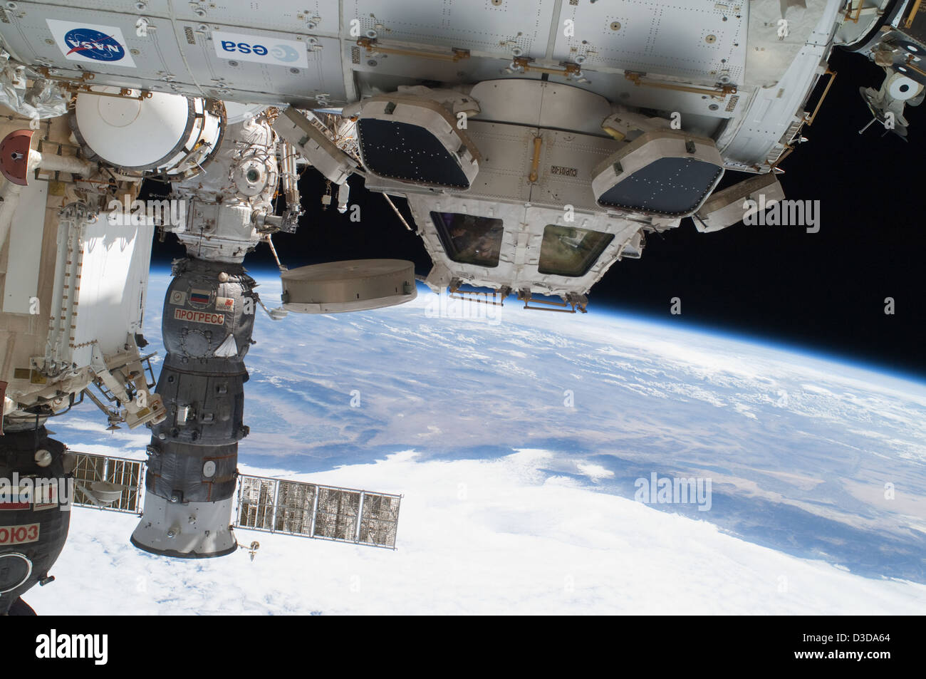 California Coast (NASA, International Space Station, 07/12/11) Stock Photo