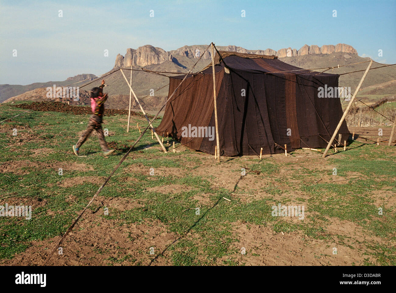 Tent in Langmusi, a Tibetan village at the border between the Gansu and