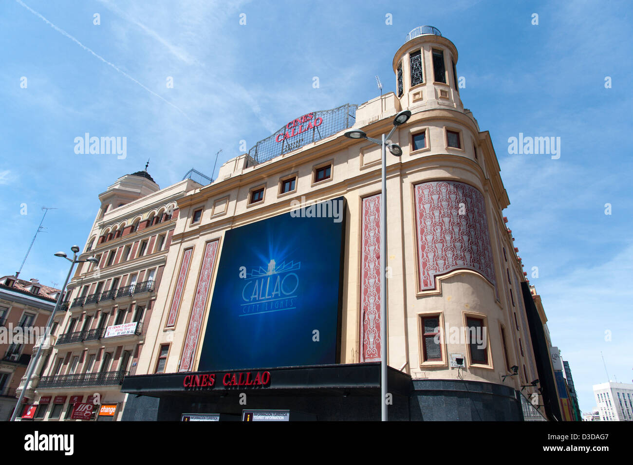 Cines Callao, Madrid, Spain Stock Photo