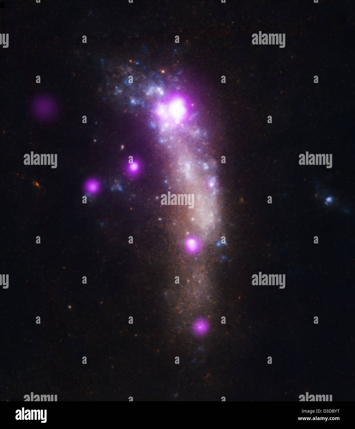 A Supernova Cocoon Breakthrough (NASA, Chandra, Hubble, 05/15/12) Stock Photo