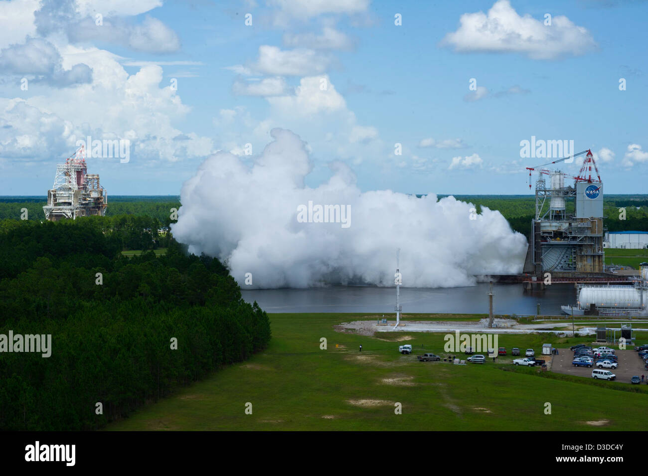 The J-2X engine, part of NASA's Space Launch System (SLS), underwent a ...