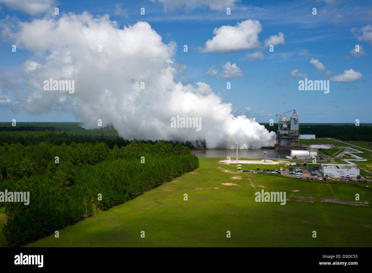 NASA’s J-2X engine, tested at the Marshall Space Flight Center ...