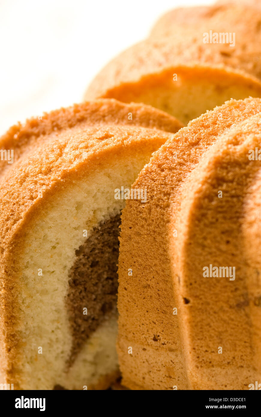 Close up of marble cake Stock Photo Alamy