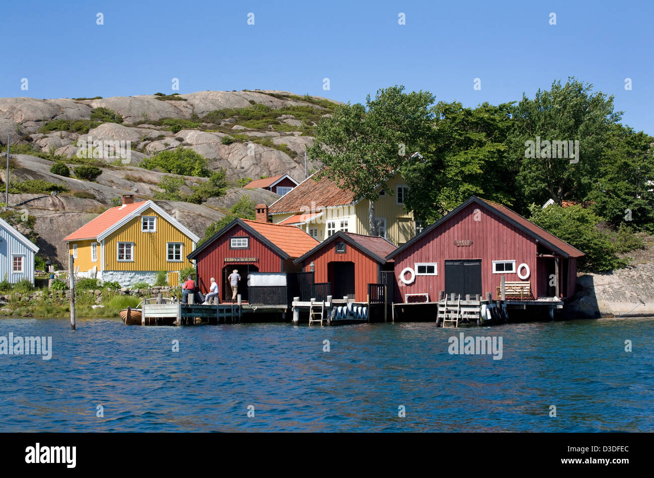 Fjallbacka Sweden Holiday Houses And Bootshaeuser Schaer On An