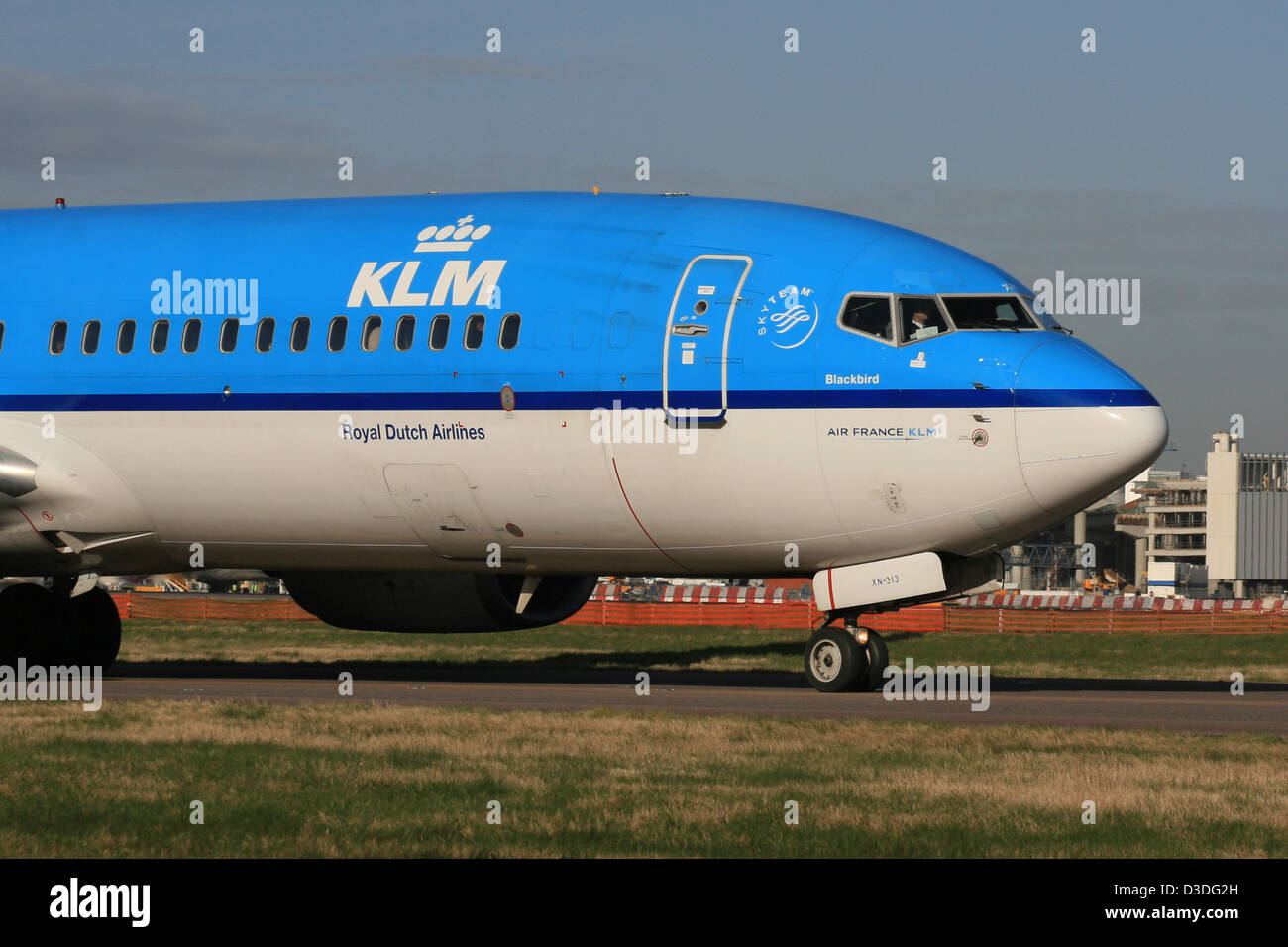 KLM ROYAL DUTCH AIRLINES BOEING 737 Stock Photo