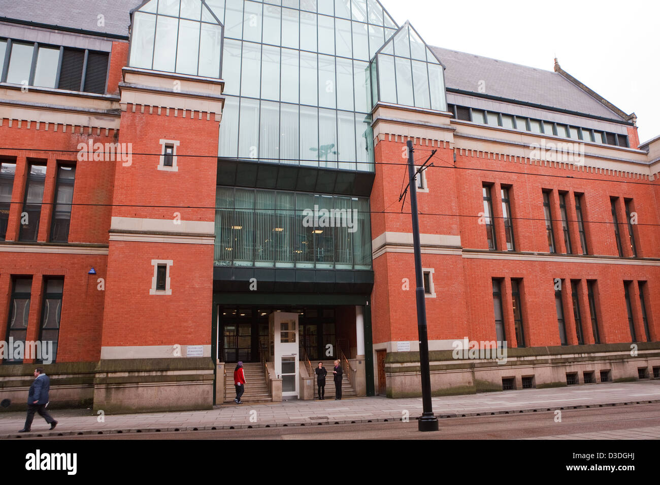 The crown court of Manchester England Stock Photo - Alamy