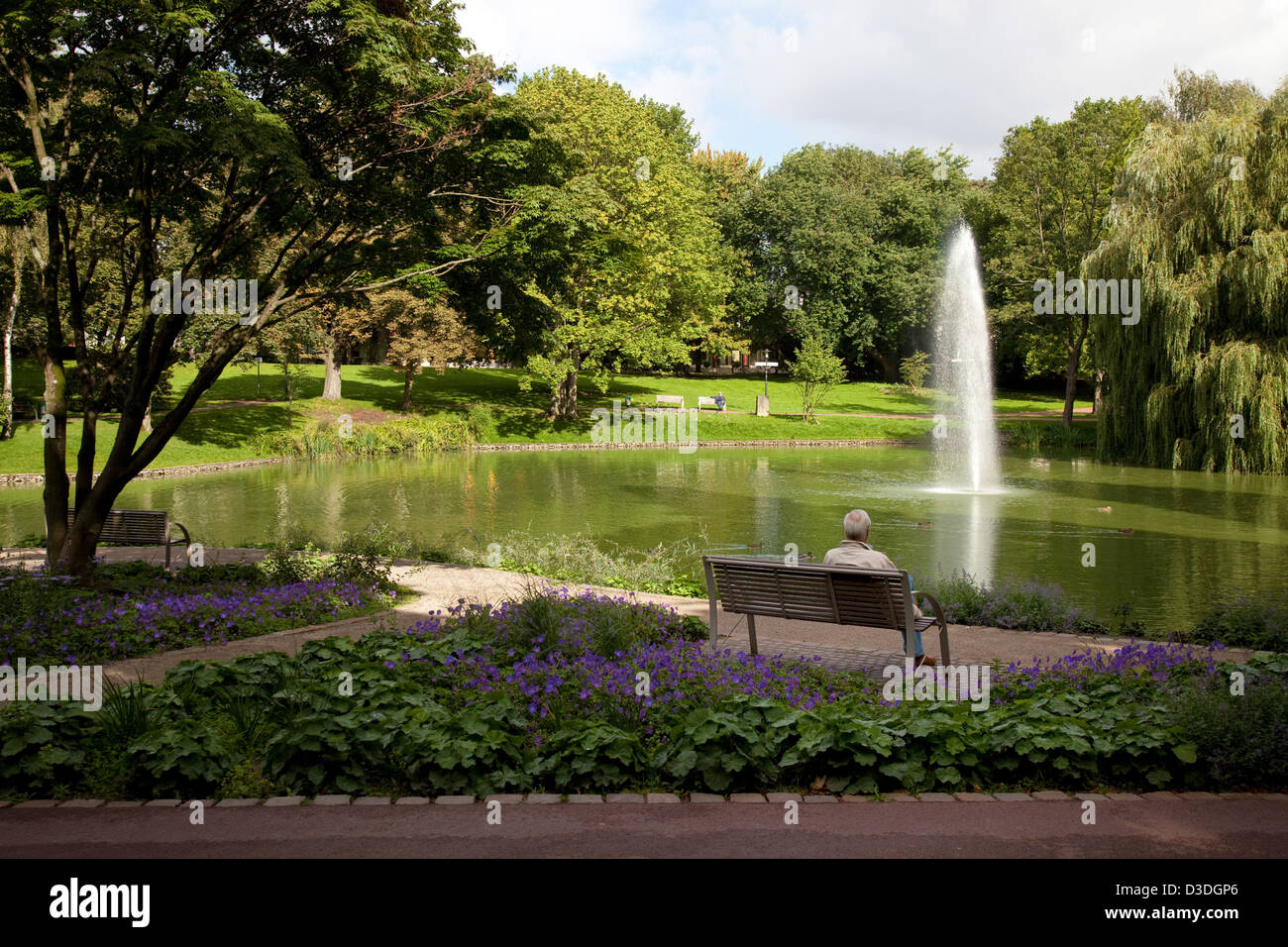 Essen, Germany, Essen city garden Stock Photo Alamy