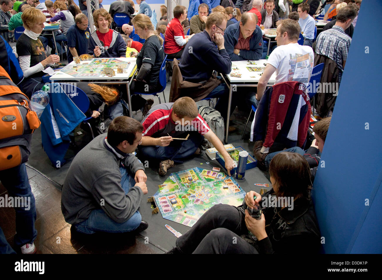 Essen, Germany, Ravensburger booth at the Fair Game, International game