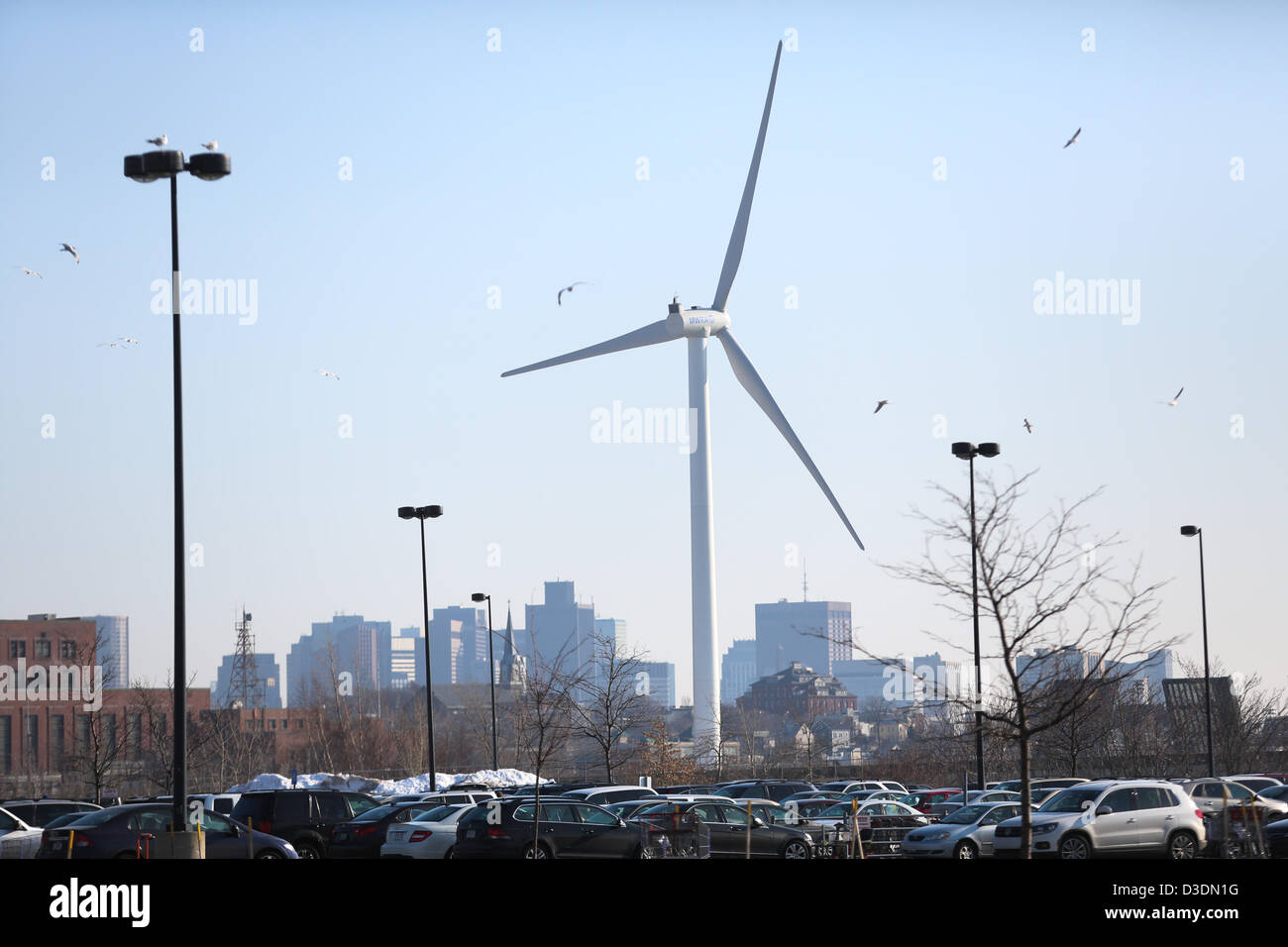 Jun 19, 2010 - Worcester, Massachusetts, U.S. - Walmart has installed wind  turbines in the parking lot area of their new store. (Credit Image: Â©  Nicolaus Czarnecki/NIcolaus Czarnecki/Zuma Press Stock Photo - Alamy