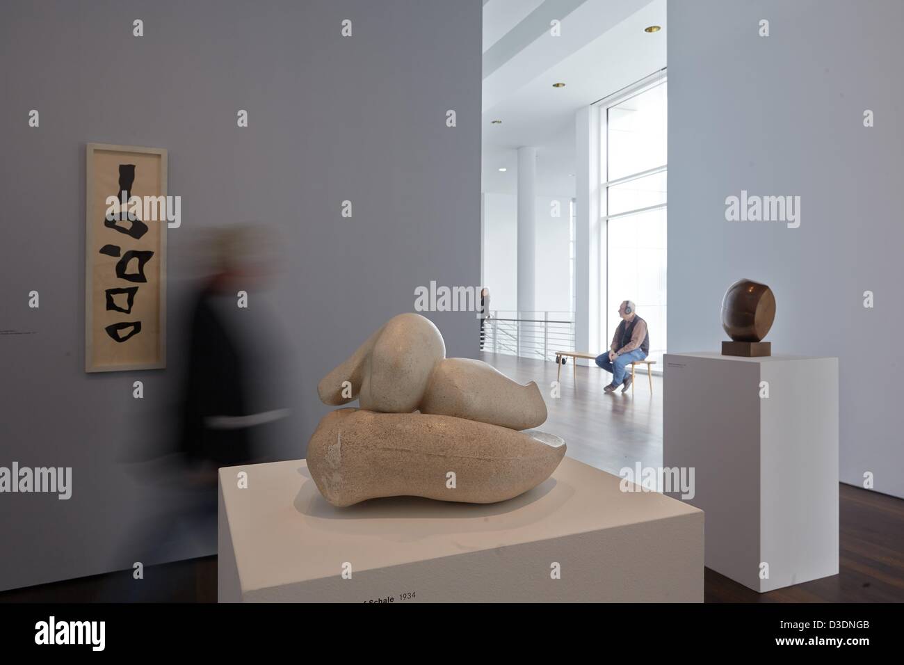 The Sculpture Pagodenfrucht Auf Schale By Artist Hans Arp Is On Disply At The Arp Museum In 