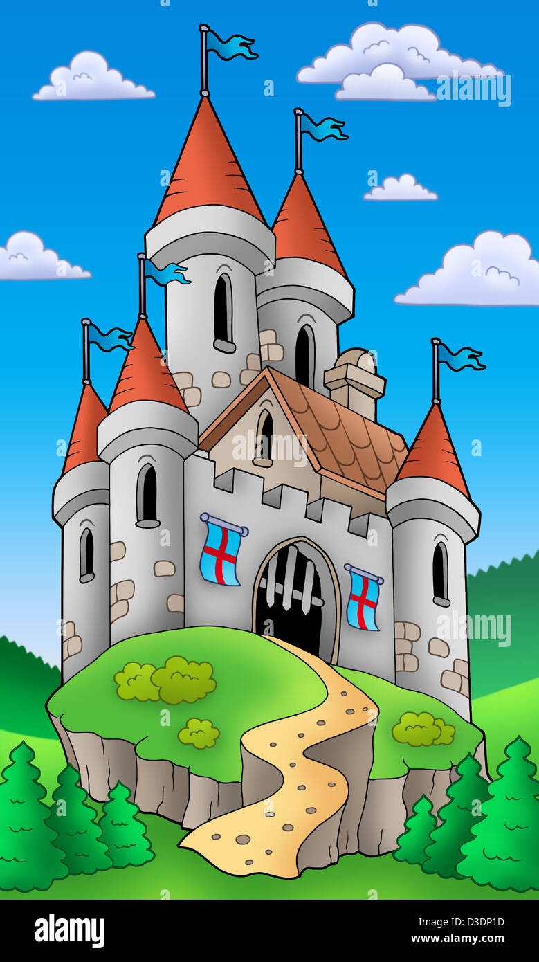 Castles Drawings In Color