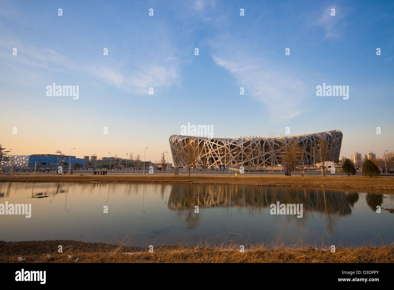 Olympic stadium in beijing