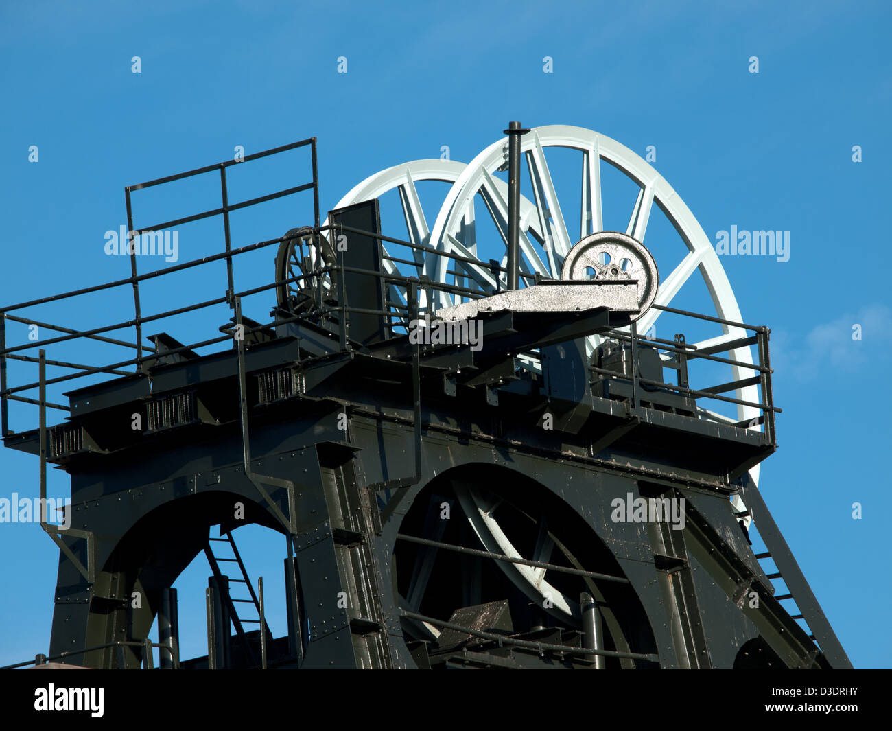 Coal Mine Headstock's Stock Photo