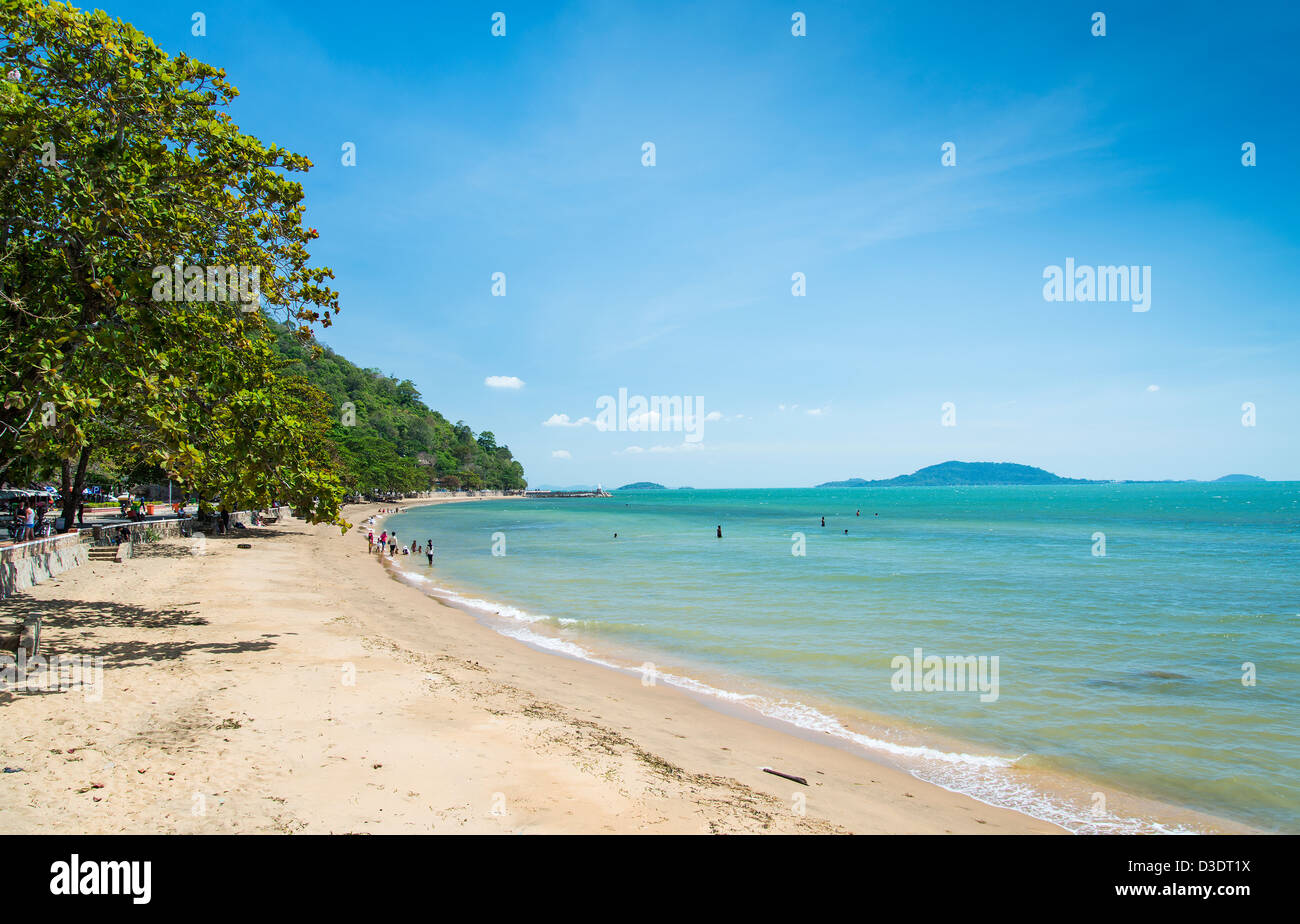 Kep beach on Cambodia coast Stock Photo