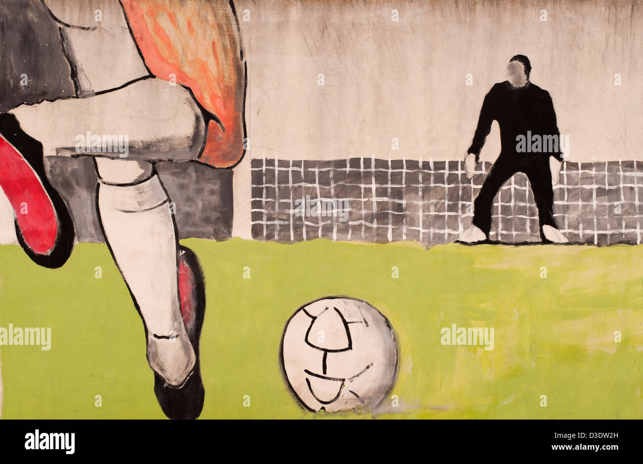Soccer background Stock Photo