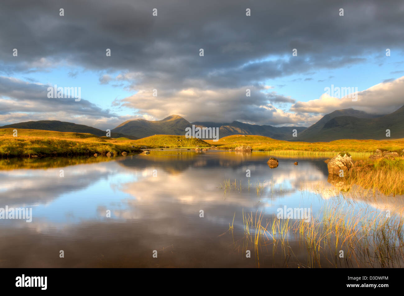 rannoch moor landscape, scotland Stock Photo