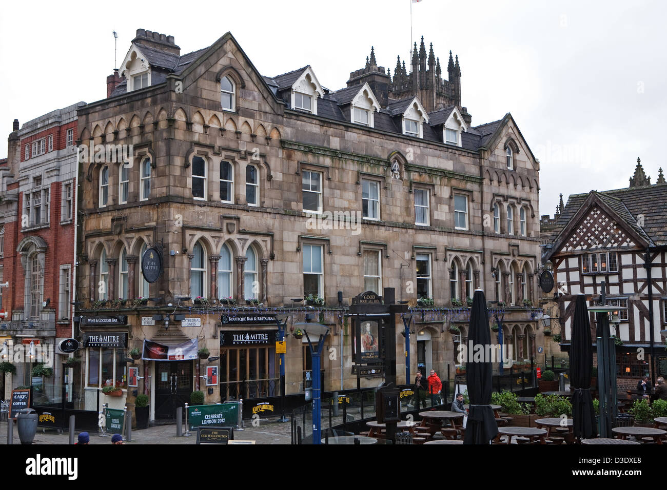 The Mitre Hotel in Manchester England Stock Photo