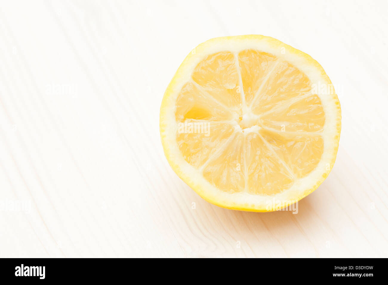 Half a lemon Stock Photo