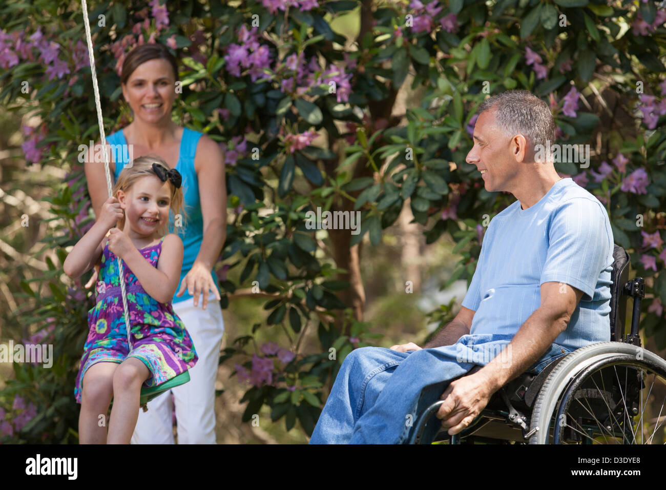 Husband Wife Playing Swing Stock Photos Husband Wife