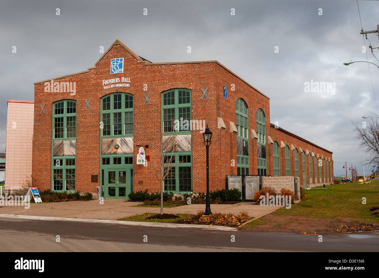 Founders hall charlottetown prince edward island canada stock photo