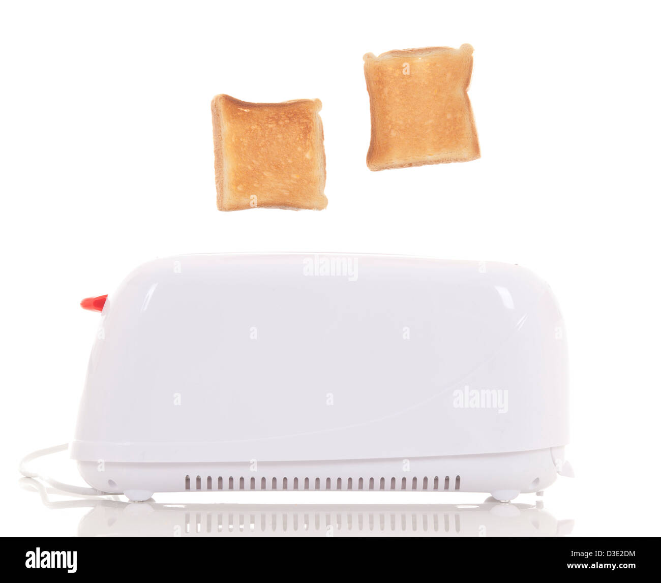 Toast popping out of a toaster Stock Photo Alamy