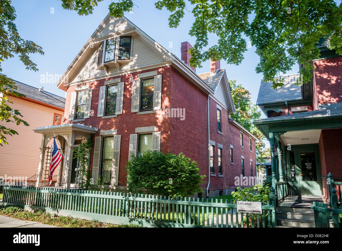 Susan B. Anthony house Rochester New York Stock Photo