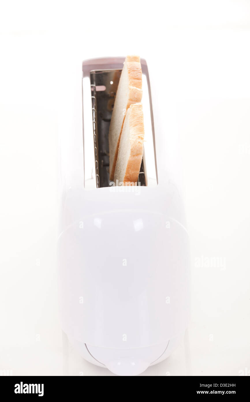 Toast popping out of a toaster Stock Photo Alamy