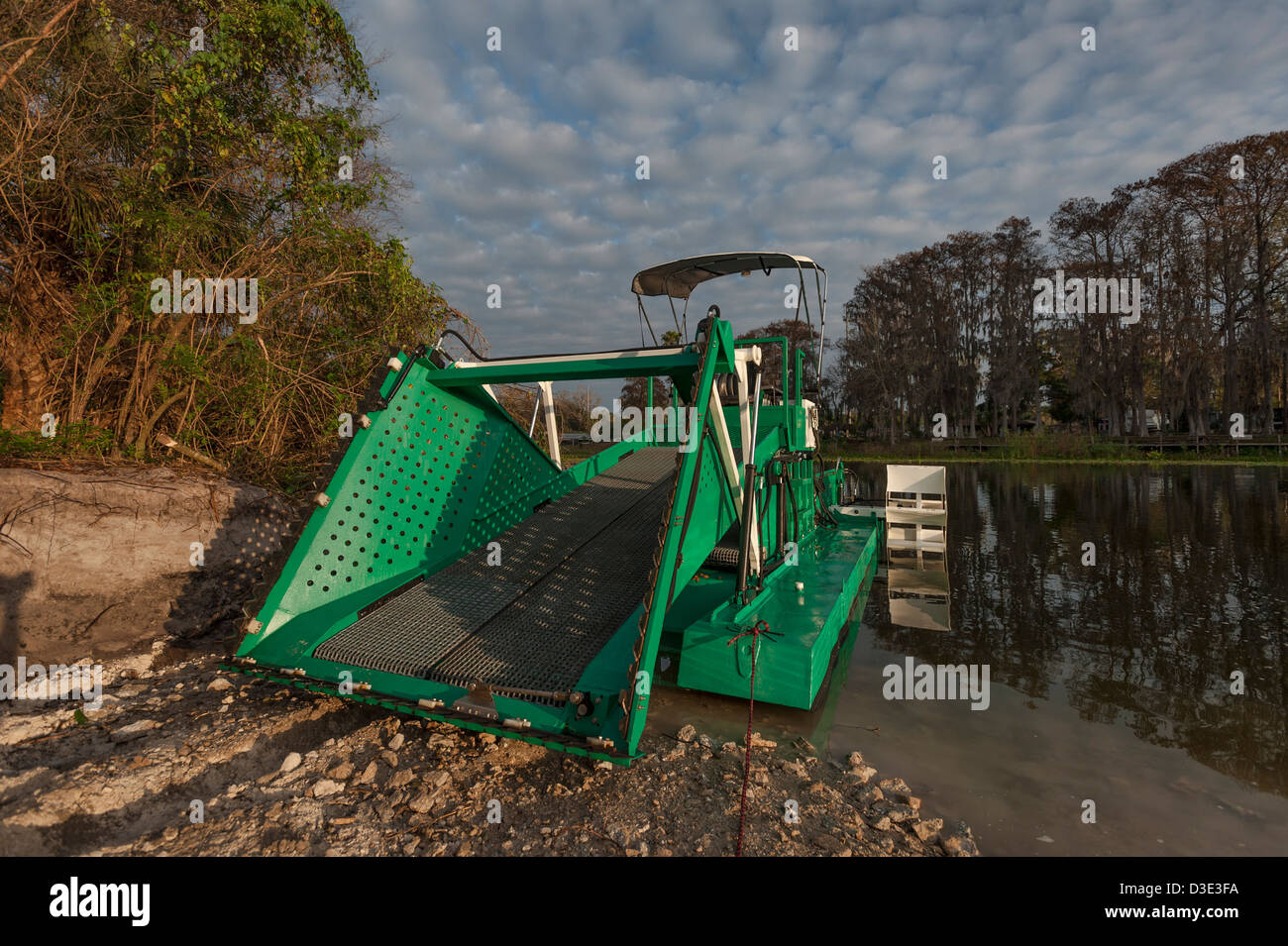 A Reed removal control cultivator just launched into the Haines Creek