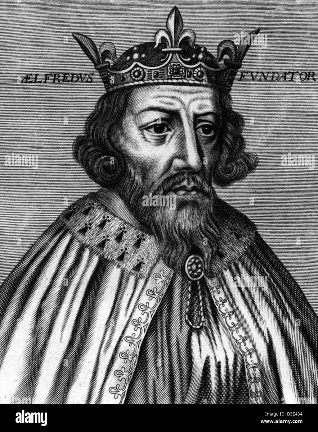 King Alfred the Great Stock Photo