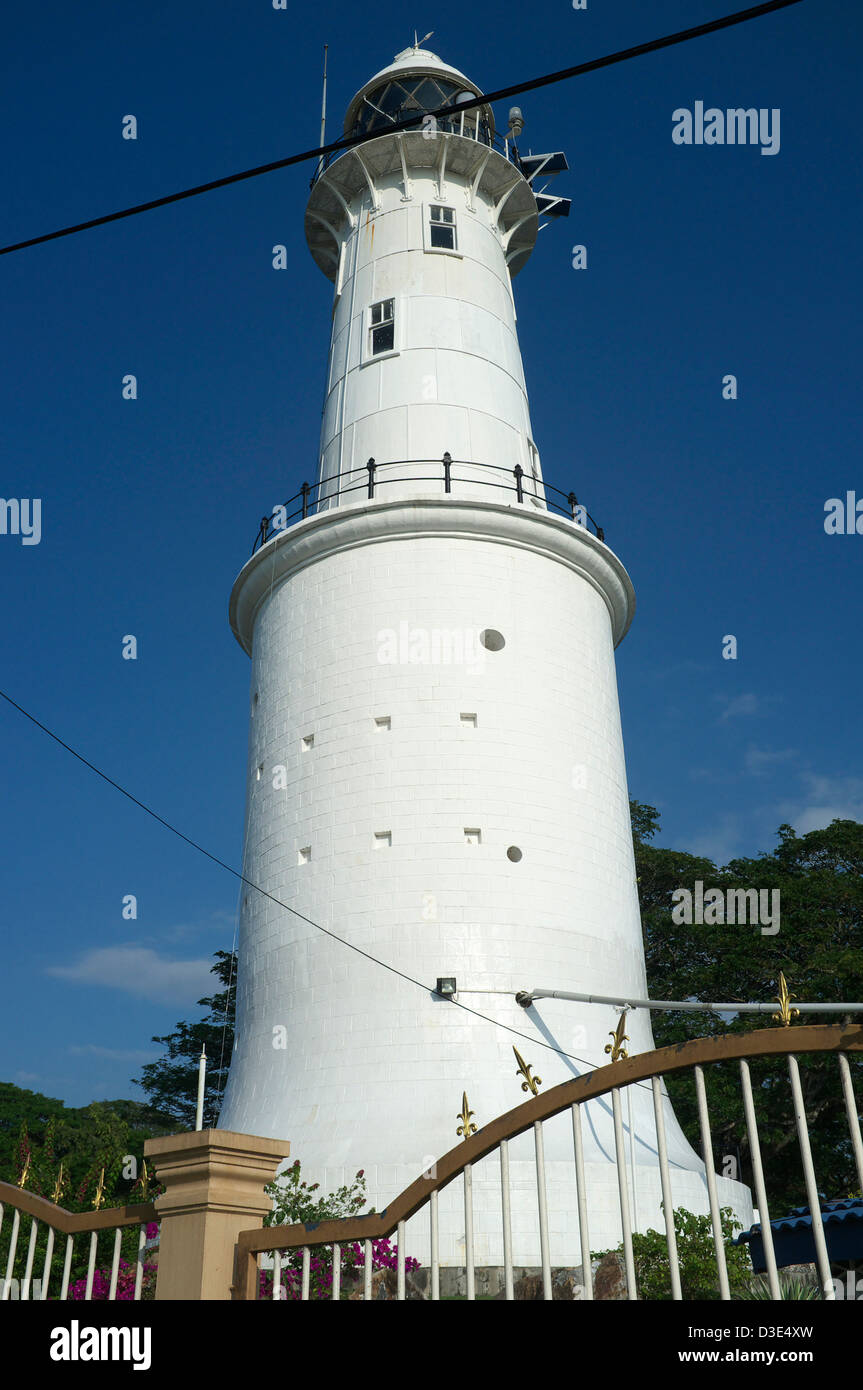 Lighthouse in  Bukit Melawati in Kuala Selangor, Malaysia Stock Photo