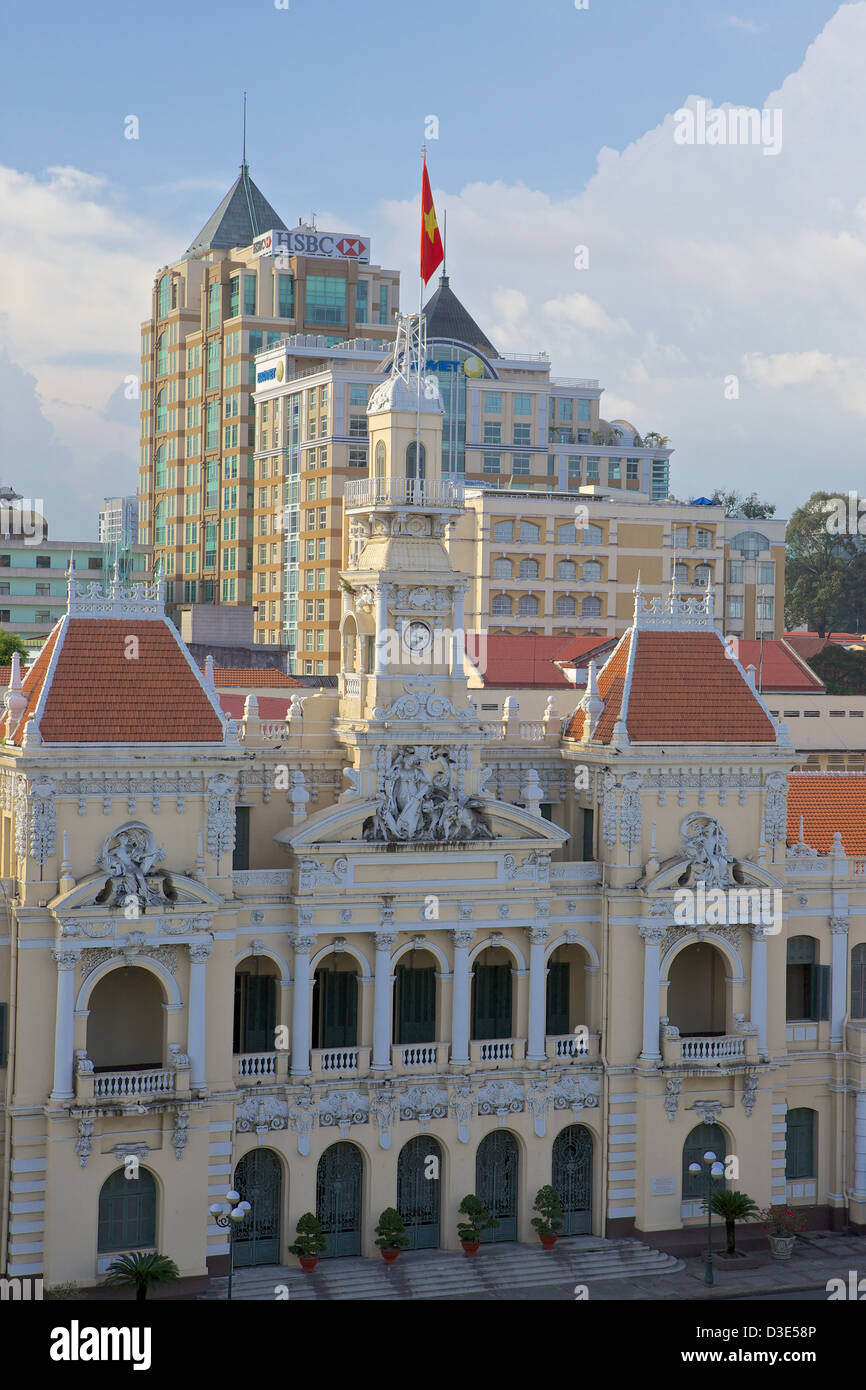 Ho Chi Minh City  People's Committee Building public , Vietnam Stock Photo