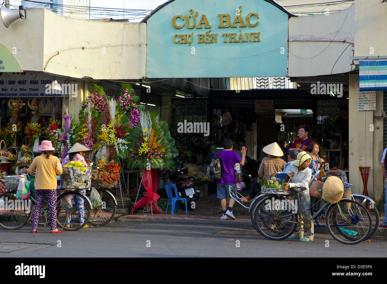 Ben Thanh Market, Ho Chi Minh City  Vietnam, Stock Photo