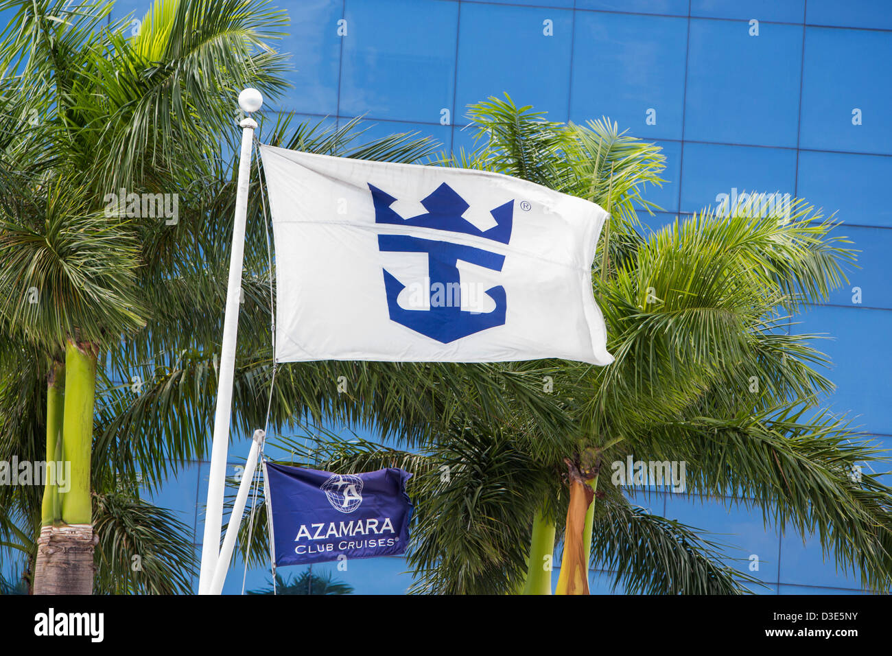 The headquarters of cruise operator Royal Caribbean Cruises Ltd. Stock Photo