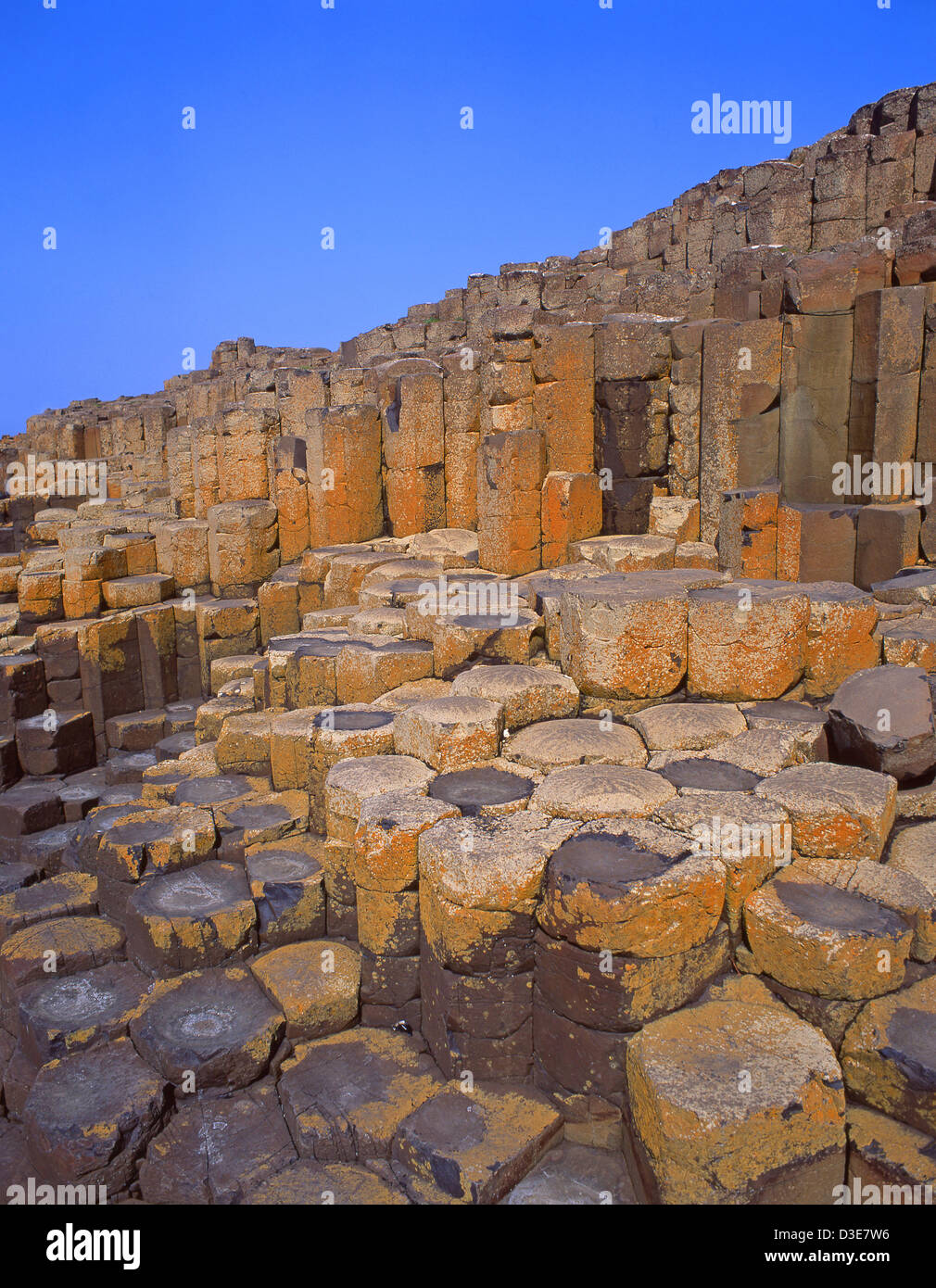 The Giant's Causeway, County Antrim, Northern Ireland, United Kingdom Stock Photo