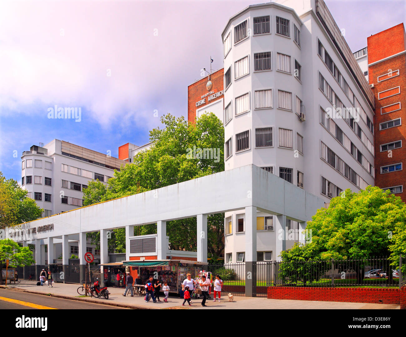 Argerich Hospital. La Boca, Buenos Aires, Argentina Stock Photo
