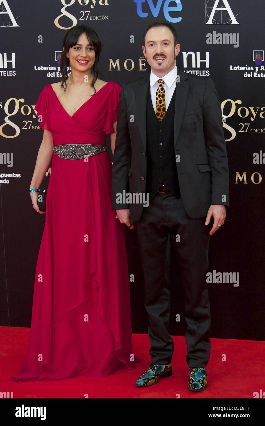 Feb. 17, 2013 - Madrid, Spain - Alex O'Doherty arrives to Goya Cinema ...