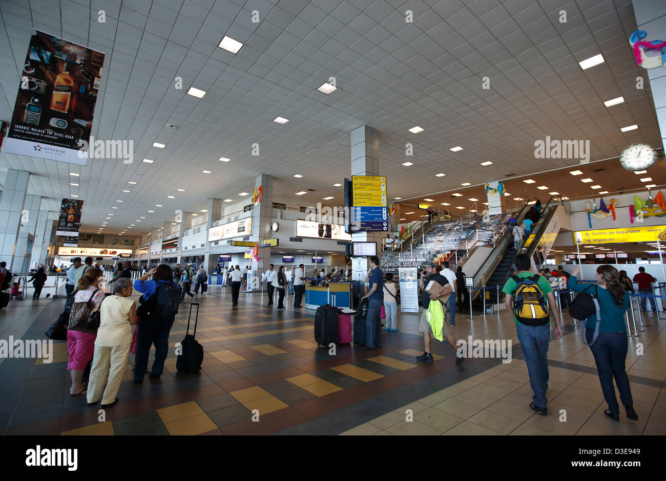Terminal at Tocumen International Airport, Panama City, Panama Stock Photo