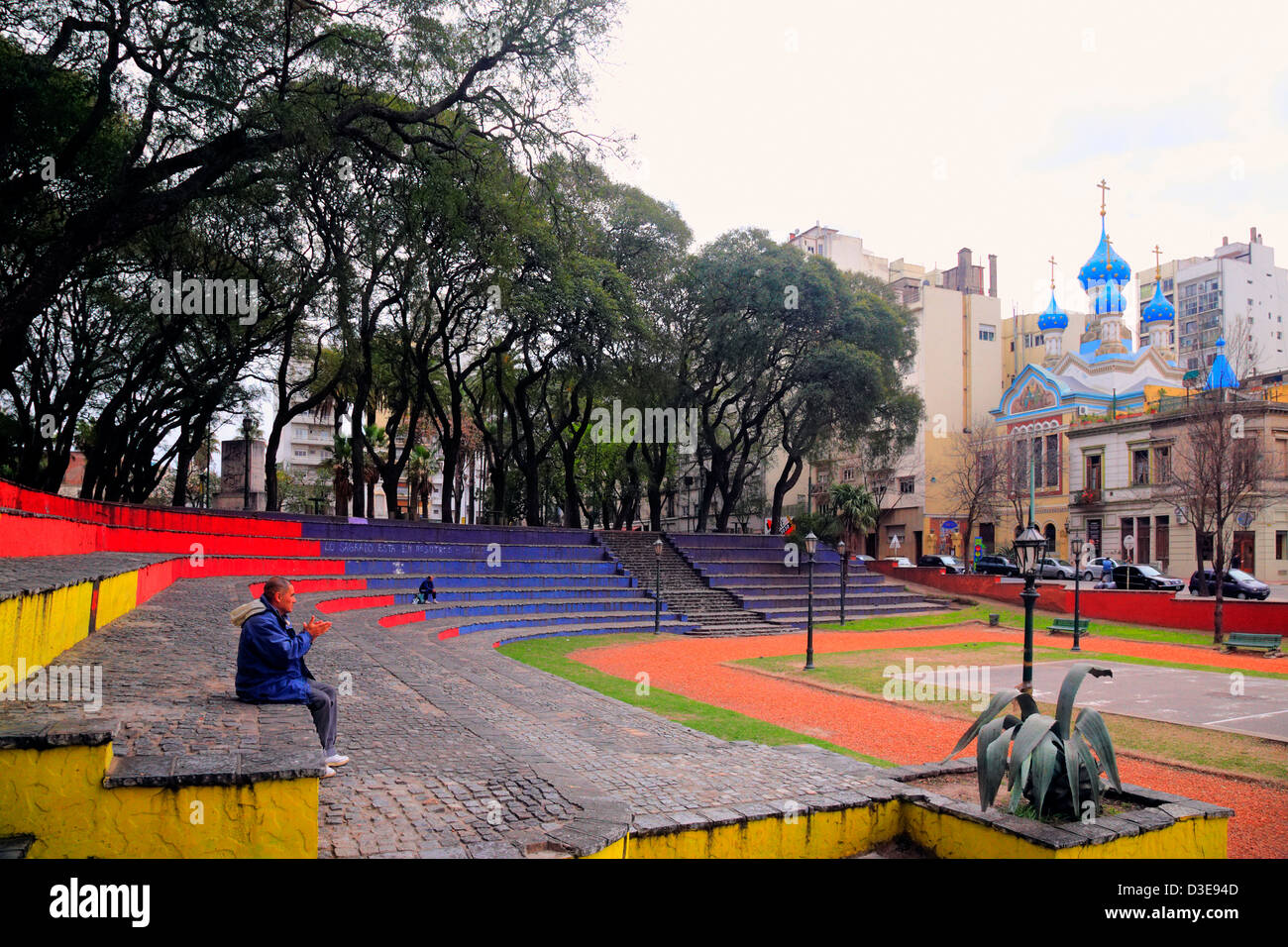 “Lezama Park”. San Telmo, Buenos Aires, Argentina Stock Photo
