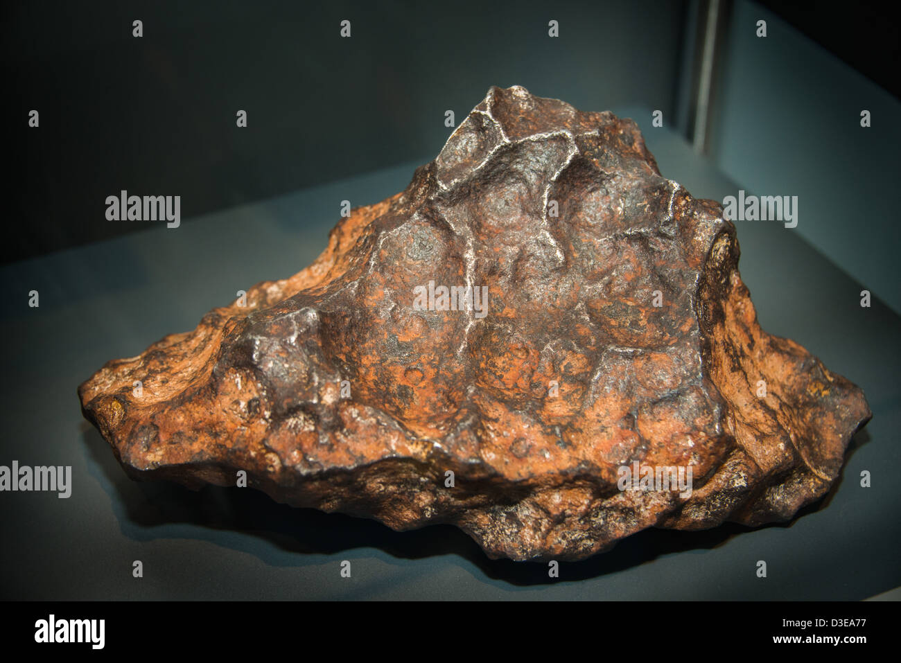 This is an image of a meteorite from the mineral collection at the Royal Ontario Museum. Stock Photo