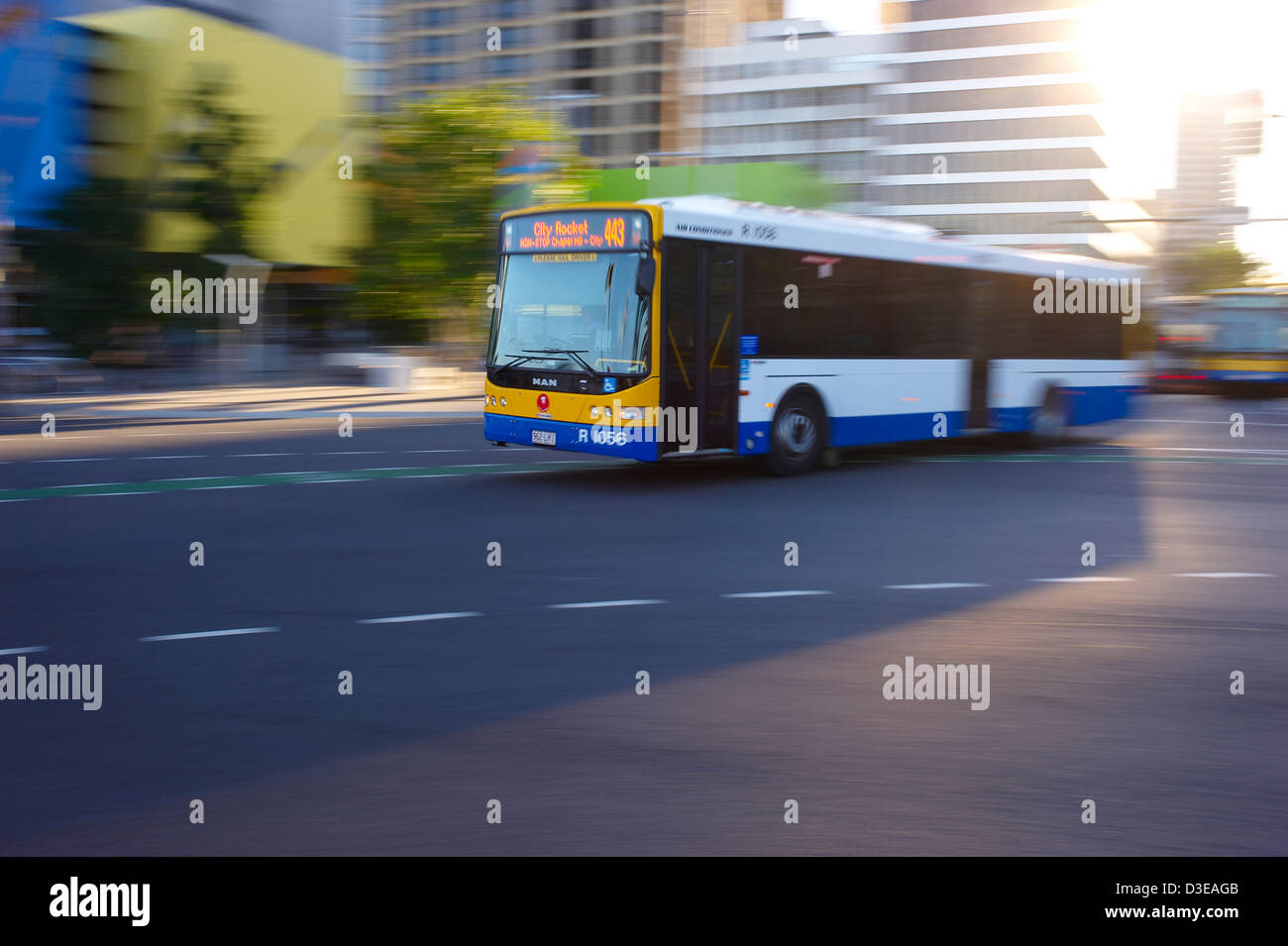 Brisbane City Council Bus Australia Stock Photo