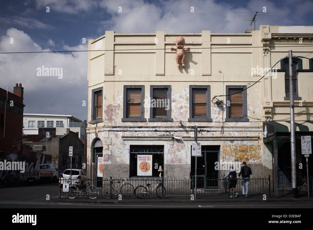 Brunswick Street, Fitzroy, Melbourne Australia Stock Photo