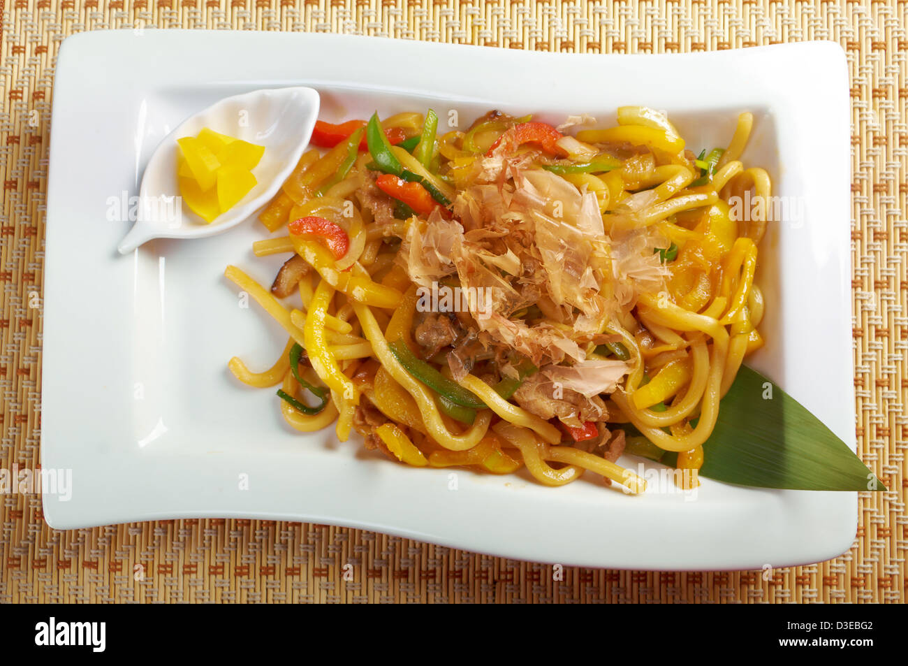 udon noodles with beef .Japanese cuisine Stock Photo - Alamy