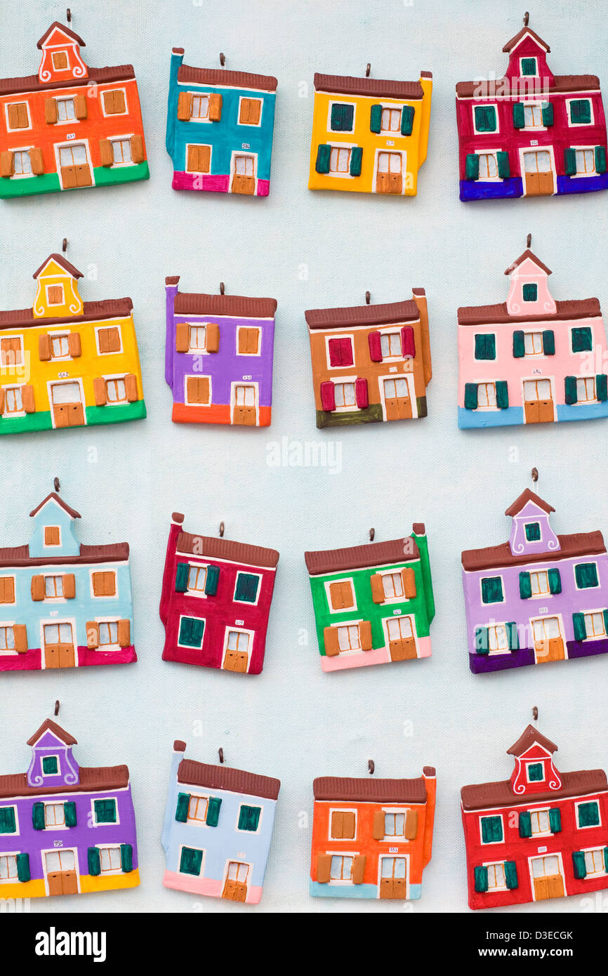 Refrigerator magnets for sale in Venice Stock Photo