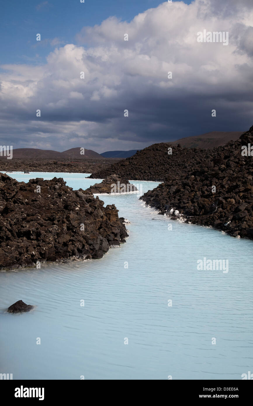 Blue lagune, Iceland Stock Photo