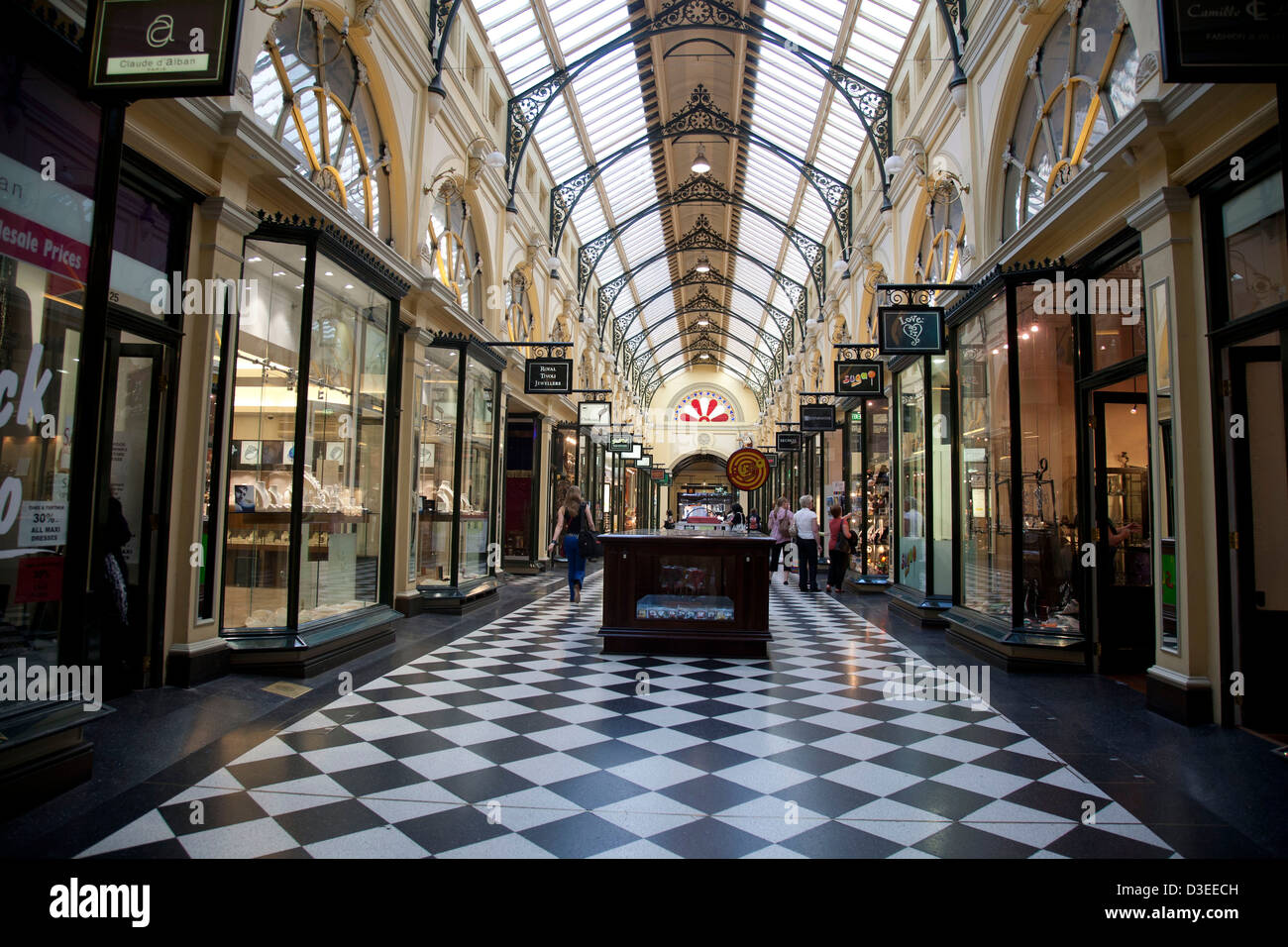 Boutique retail shopping at The Block Arcade off Collins Street