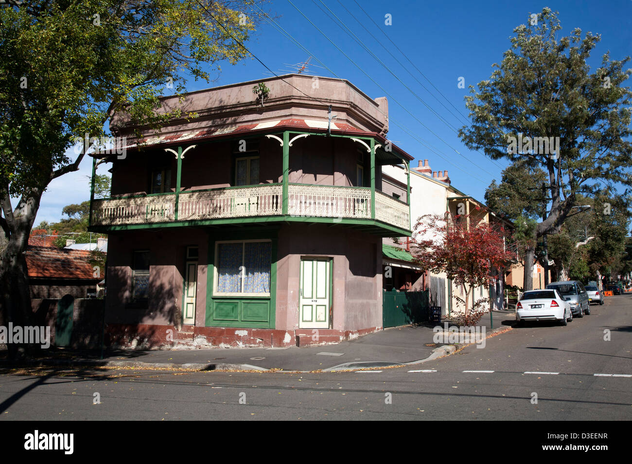 Former corner store with residence above on Glebe Street Glebe Sydney