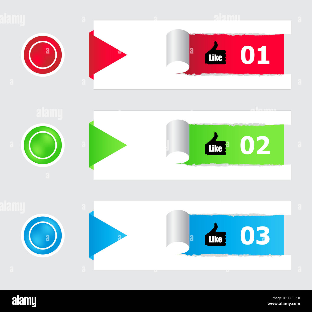 colorful stickers and buttons with special design Stock Photo Alamy