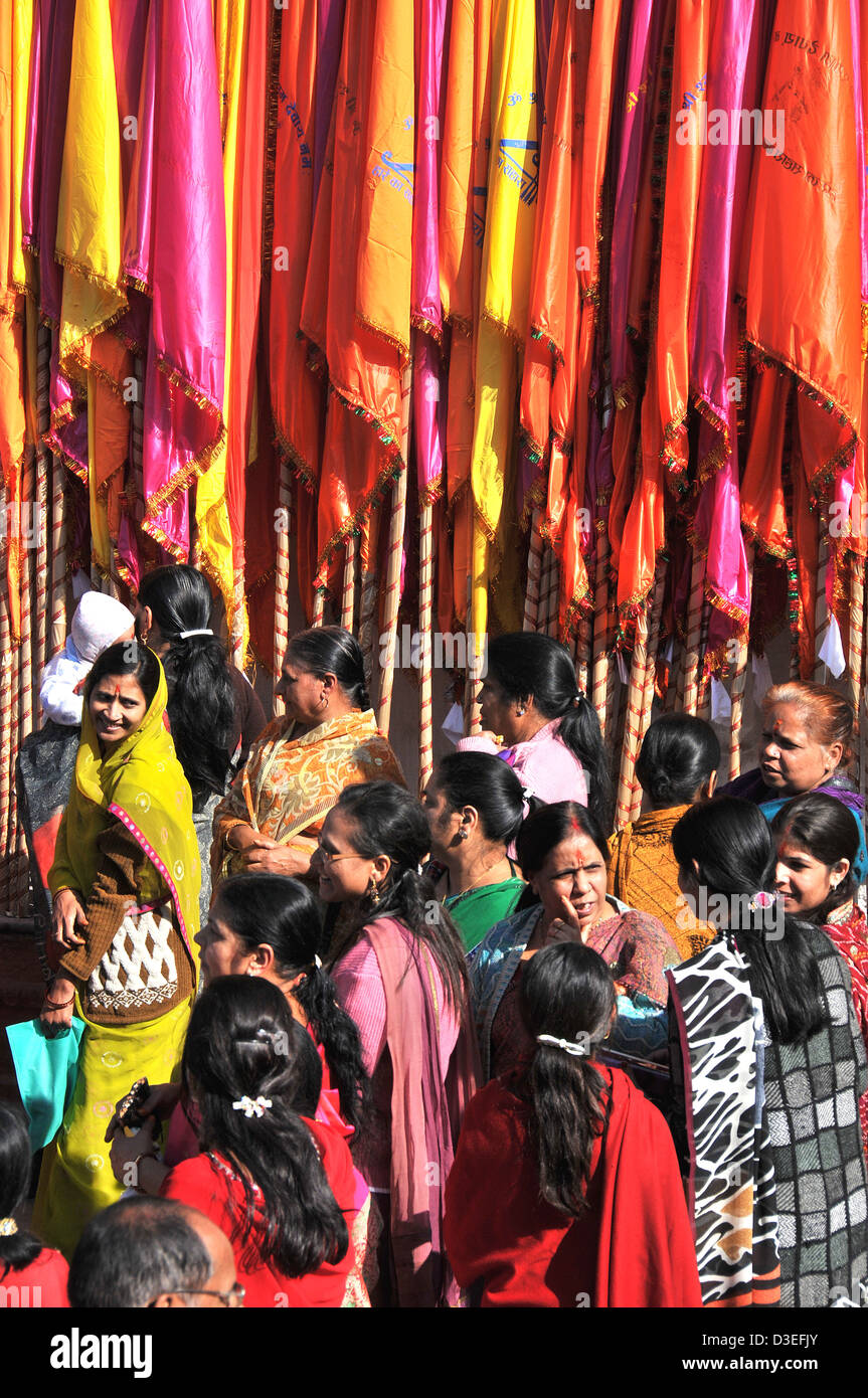 religious ceremony, Durbar square, Kathmandu, Nepal Stock Photo