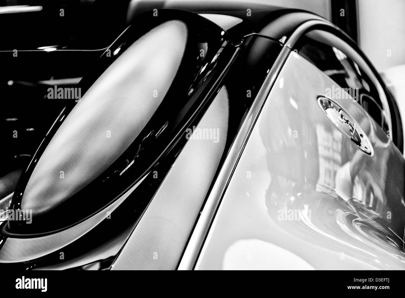 Fragments of sports car Bugatti Veyron EB 16.4 Stock Photo