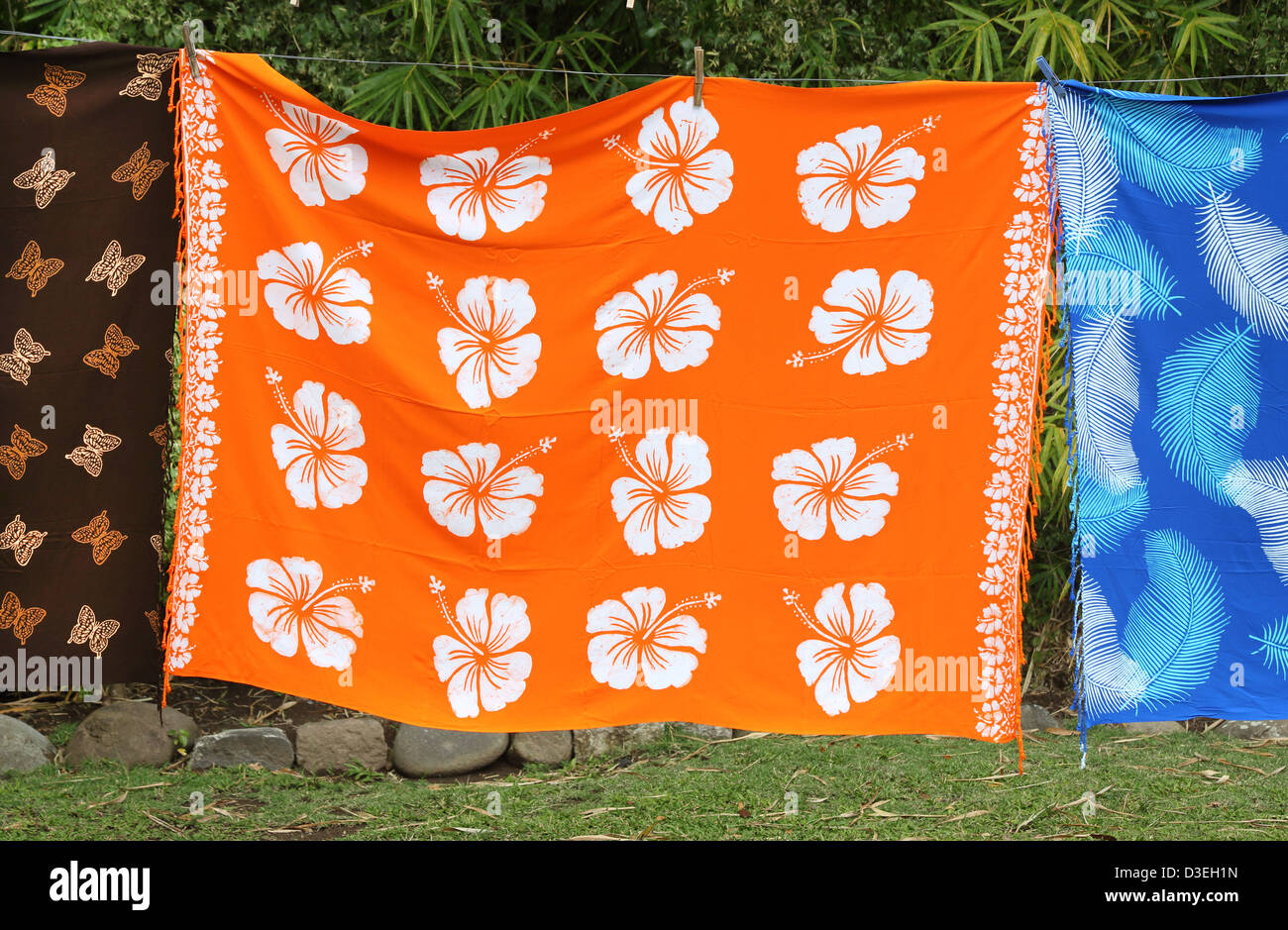 TRADITIONAL CARIBELLE BATIK ST KITTS Stock Photo - Alamy